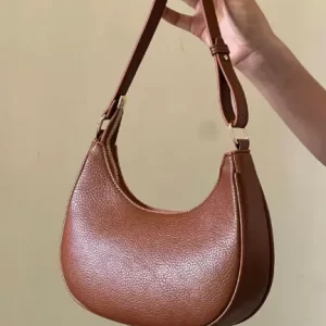 Cartera de hombro cruzado en forma de luna