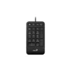 Teclado Numerico GENIUS NumPad 125 Wired USB-C Copilot Slim Design Palmrest Black