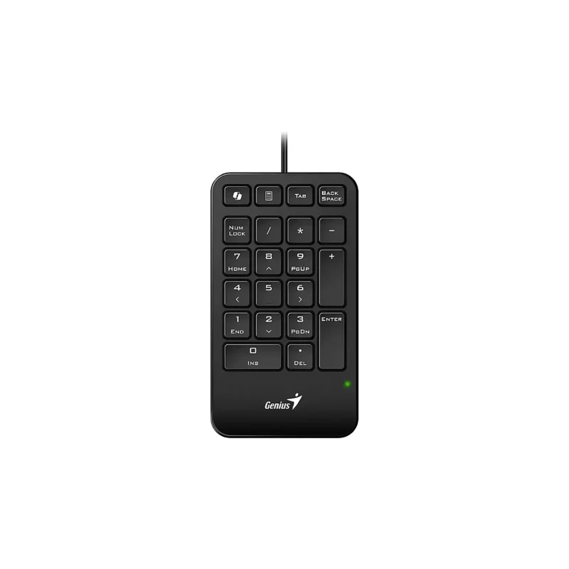 Teclado Numerico GENIUS NumPad 125 Wired USB-C Copilot Slim Design Palmrest Black