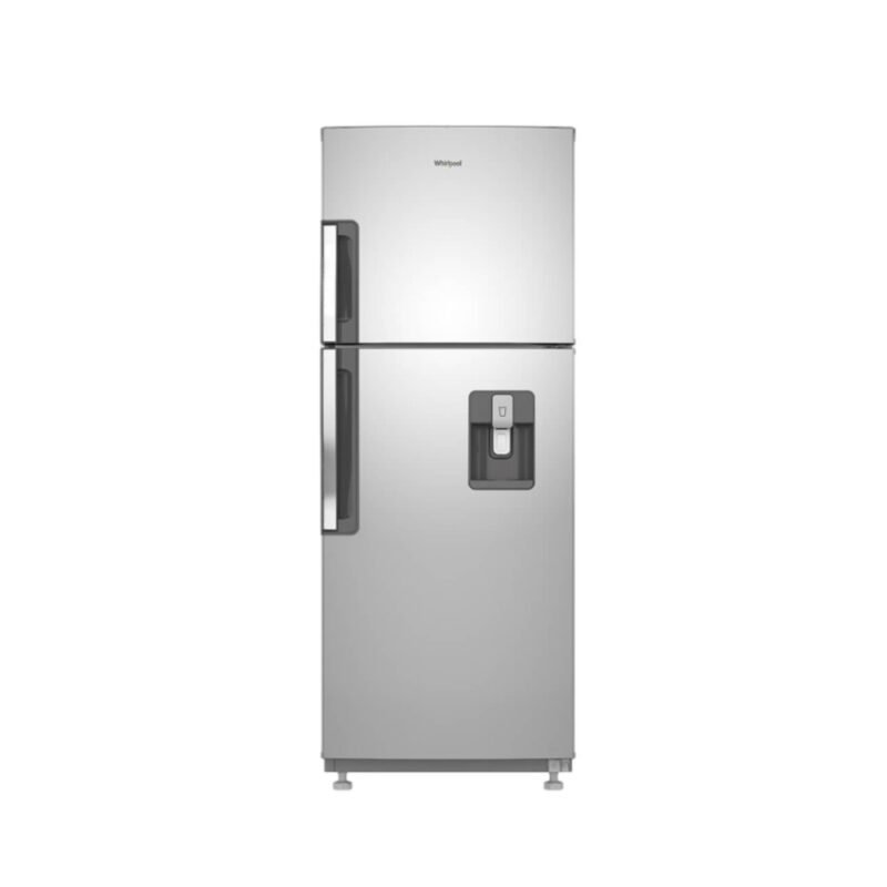 siglo21-140fff486872 REFRIGERADORA WHIRLPOOL WRW25CKTWW 262 LITROS TOP MOUNT DISPENSADOR ACERO GALVANIZADO