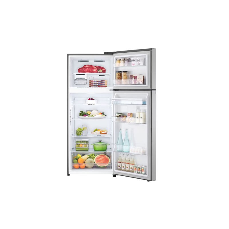REFRIGERADORA LG VT38WPP TOP FREEZER 374 LITROS INVERTERCOOLING DISPENSADOR SILVER