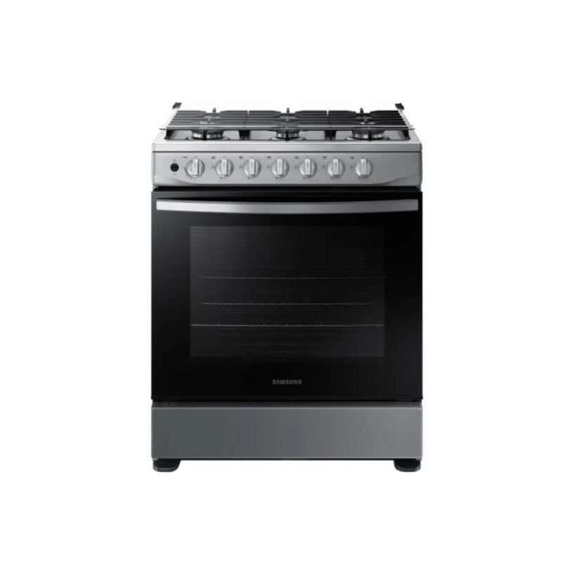 COCINA GAS SAMSUNG NX52T3510LV/AP DOBLE CERRADURA/ENCENDIDO ELECTRICO/6 QUEMADORES/ GRIS NEGRO