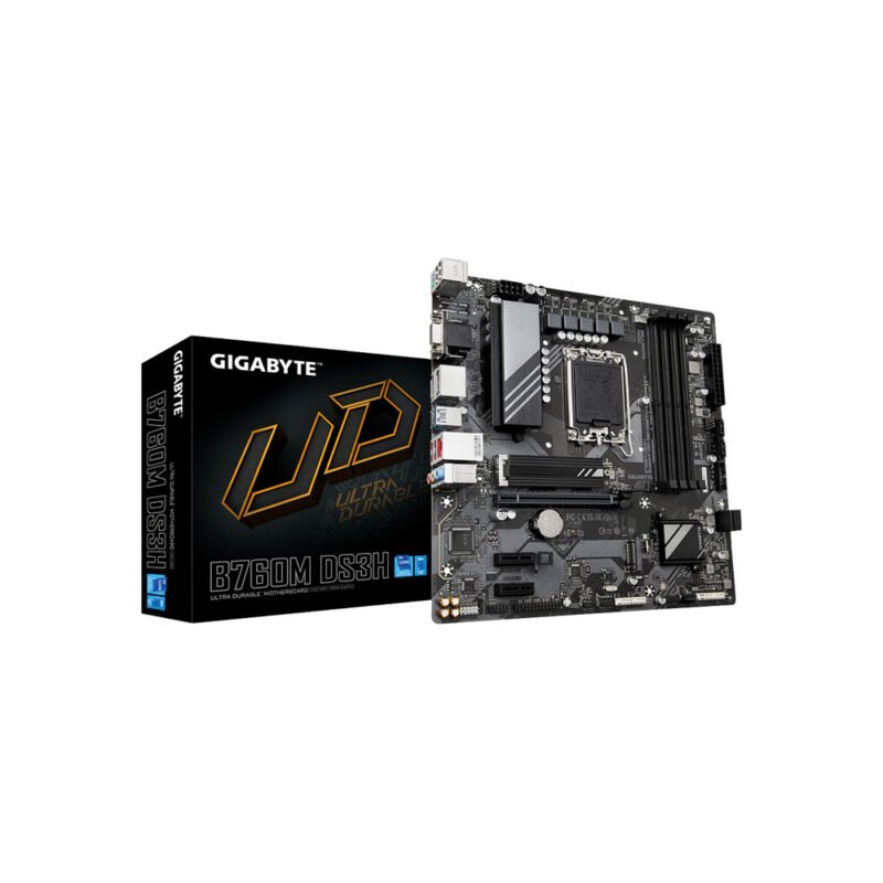 siglo21-0497901a5215 MAINBOARD GIGABYTE B760M DS3H G10 LGA1700 12AVA Y 13AVA GEN DDR5 MICRO ATX