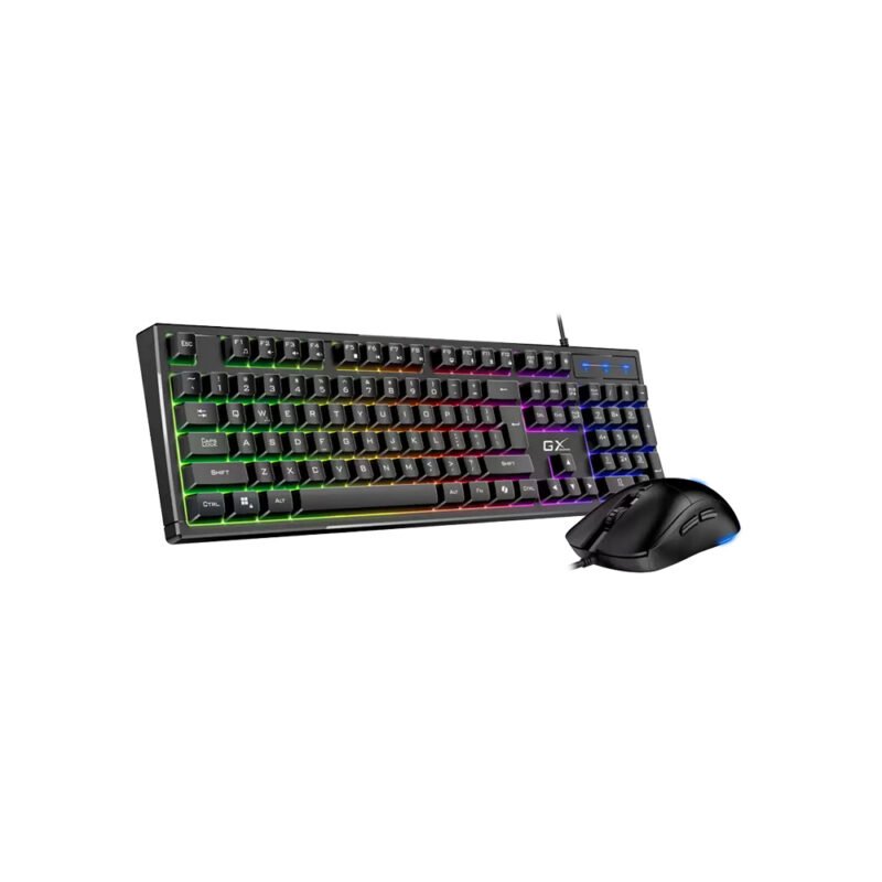 COMBO/GENIUS USB SCORPION KM-GX6 TECLADO K6 Y MOUSE X1 /7 COLORES RGB / COPILOT / DPI 400-3200
