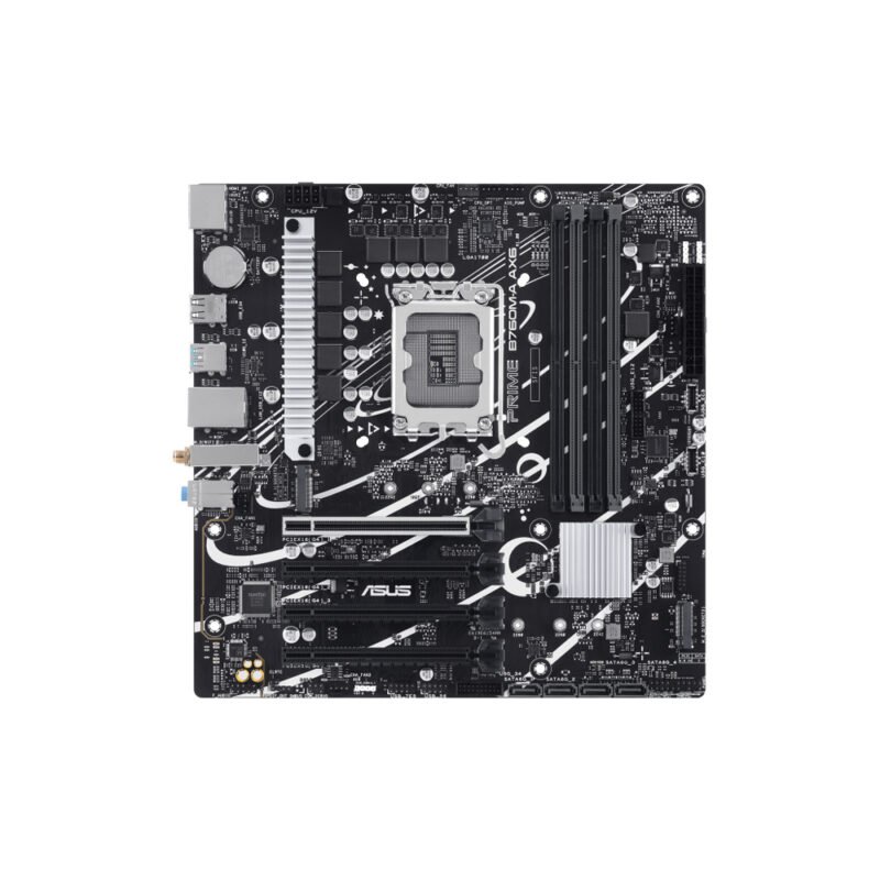 MAINBOARD/ASUS PRIME B760M-A AX6 LGA1700 DDR5 WIFI 6 BT V5.3 90MB1JH0-MVAAY0
