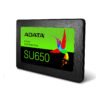 siglo21-0a31404c0108-1 DISCO SSD ADATA 512GB SU650 2.5 SATA 6GB/S 3D NAND LECTURA 520MB/S ESCRITURA 450MB/S