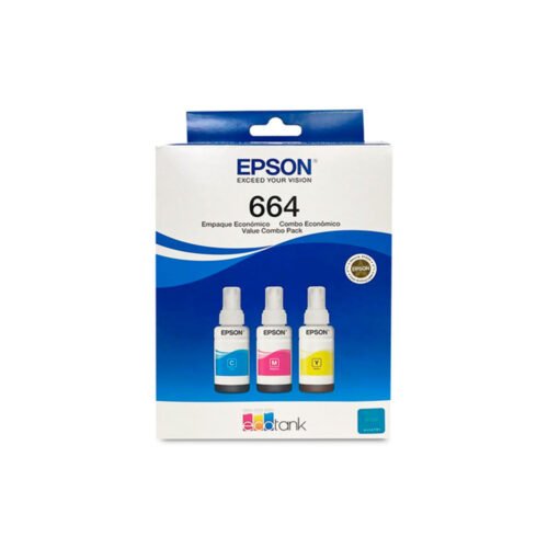 CONSUMIBLE/EPSON T664 PACK 3 CYAN/MAGENTA/AMARILLO L200/L350/L355 T664520-3P