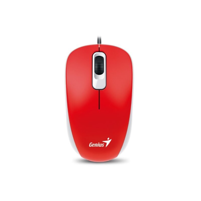 siglo21-174cdab58692 MOUSE USB GENIUS DX-110 ROJO/3 BOTONES/1000DPI/WINDOWS Y MAC
