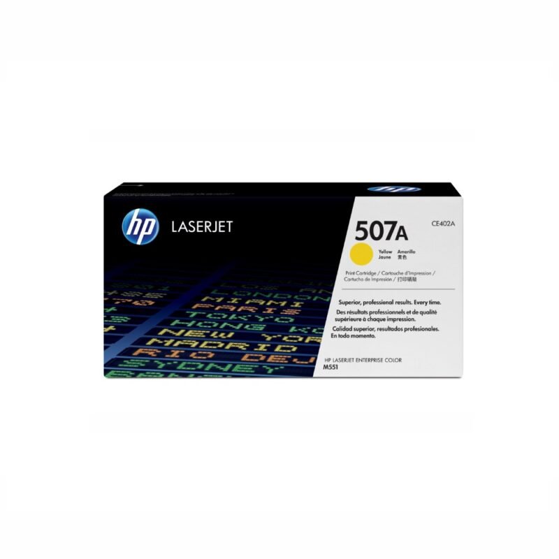 TONER HPINC 507A AMARILLO LASERJET M551 6000 PAG CE402A