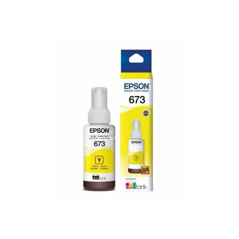 BOTELLA EPSON T673 AMARILLO L800 4000 PAG T673420-AL