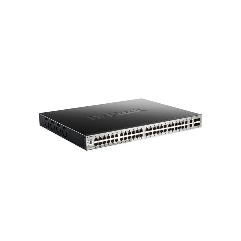 SWITCH POE D-LINK DGS-3130-54PS/48 PTOS. POE/2 PTOS. SFP+ 10G/4 PTOS. 10G SFP+/370W/L3/VLAN