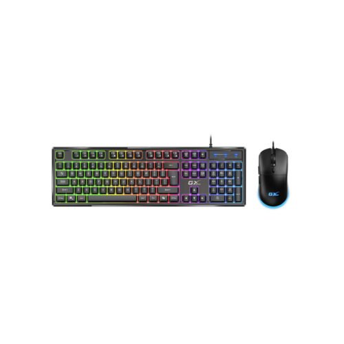 siglo21-330d1354419d COMBO/GENIUS USB SCORPION KM-GX6 TECLADO K6 Y MOUSE X1 /7 COLORES RGB / COPILOT / DPI 400-3200