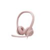 HEADSETS LOGITECH/H390 ROSADO /USB-A/MIC. CANCEL. RUIDO/CABLE 1.9M/100KHZ