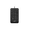TECLADO GENIUS/NUMERICO NUMPAD 125 USB TIPO A /NEGRO /COPILOT /WIN Y MAC