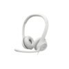 HEADSETS LOGITECH/H390/USB-A/MIC. CANCEL. RUIDO/CABLE 1.9M/100KHZ/BLANCO