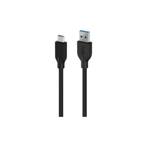 siglo21-4ba82cb5a5a0-1 CABLE GENIUS ACC-A2CC TIPO USB A - C / CARGA RAPIDA / NYLON TRENZADO / USB 3.0 A 4.8GBPS / 1.5M
