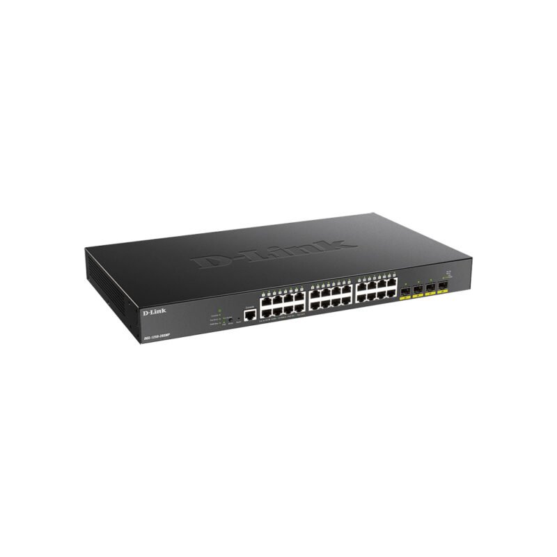 SWITCHES SWITCH D-LINK DGS-1250-28XMP-L2/L3- 24PTOS 1GIGABIT POE- 4PTOS 10G SFP PLUS