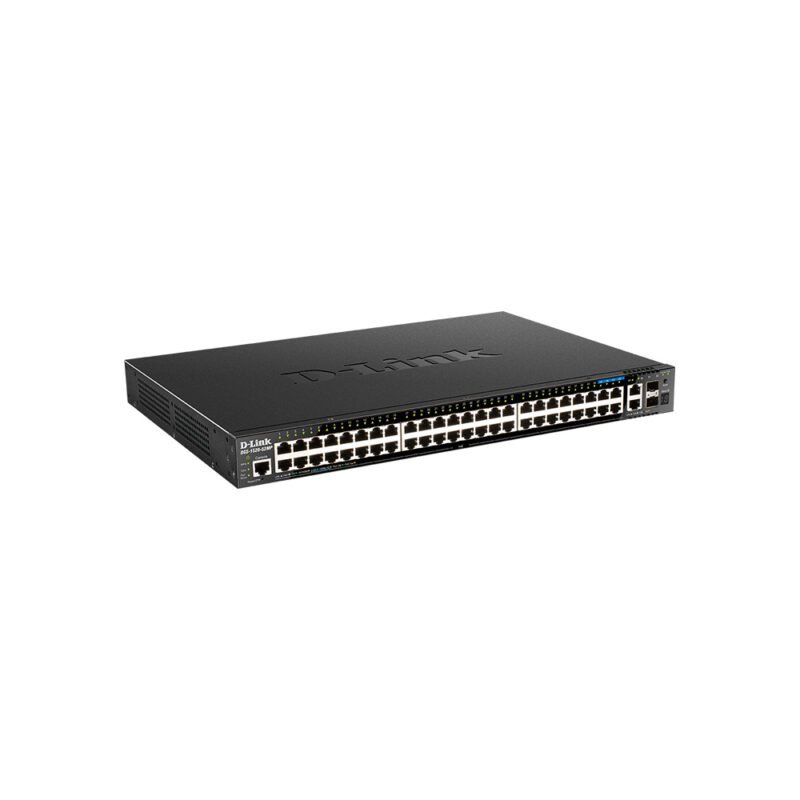 SWITCHES  D-LINK DGS-1520-52MP POE 48PTOS/2 PTOS 10G SFP PLUS/2 PTOS 10GBASE-T