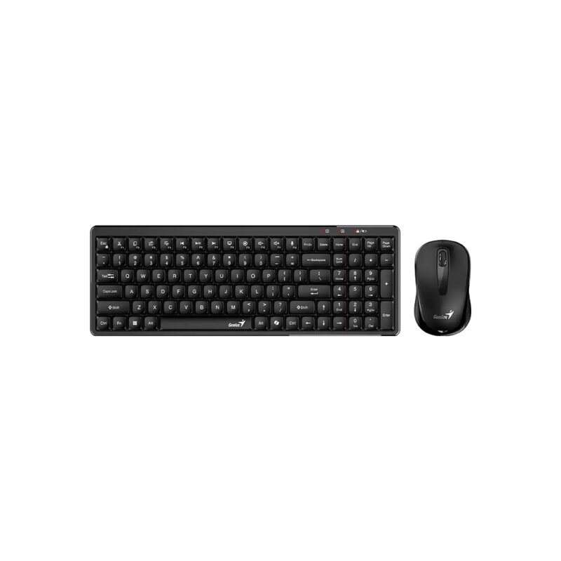 COMBO GENIUS/TECLADO Y MOUSE Q8100 WIRELESS NEGRO/RF 2.4GHZ /FOR BUSINESS /NO TEC. NUMERICAS