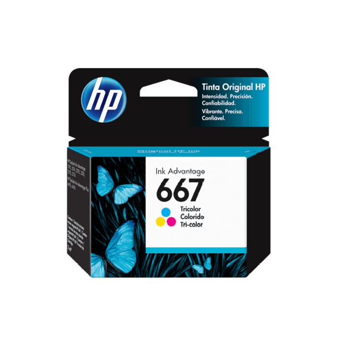 TINTA HPINC 667 TRICOLOR 100 PAG 1275/2775/2374/2375/2376/6076 3YM78AL
