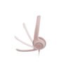 HEADSETS LOGITECH/H390 ROSADO /USB-A/MIC. CANCEL. RUIDO/CABLE 1.9M/100KHZ