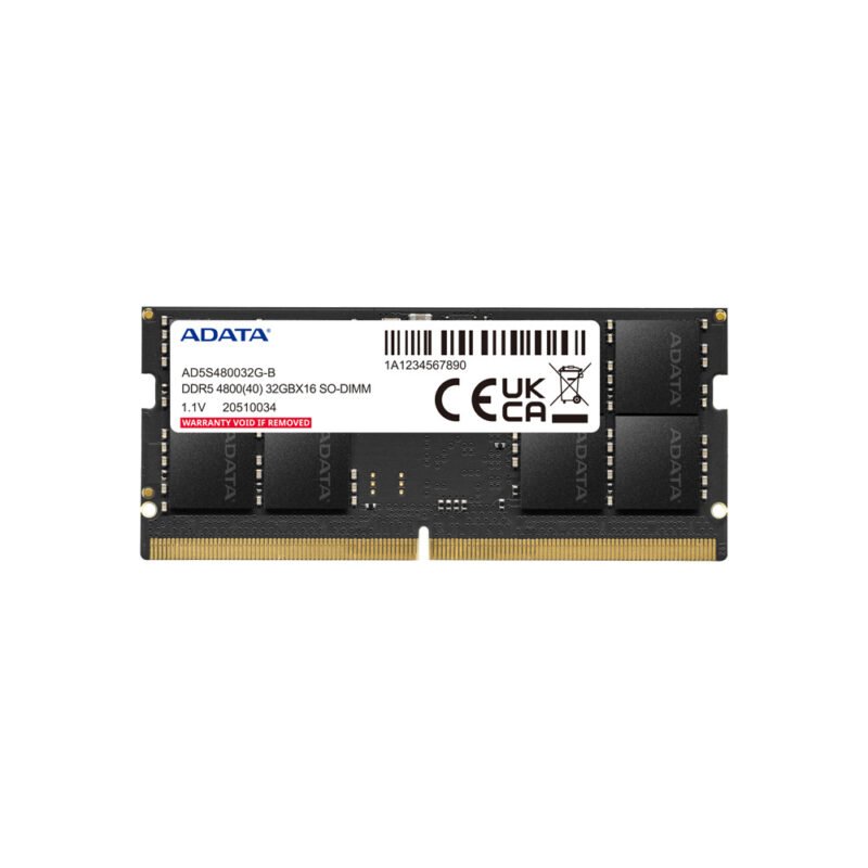 RAM ADATA SODIMM 32GB DDR5 4800 MHZ 1.1V CL40