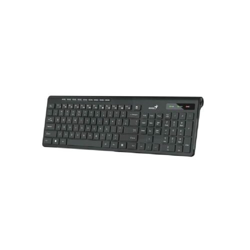 siglo21-6d0797079908 TECLADO WIRELESS GENIUS SLIM STAR 7230 NEGRO / RF 2.4GHZ / TECLAS MULTIMEDIA 9 / WIN Y MAC