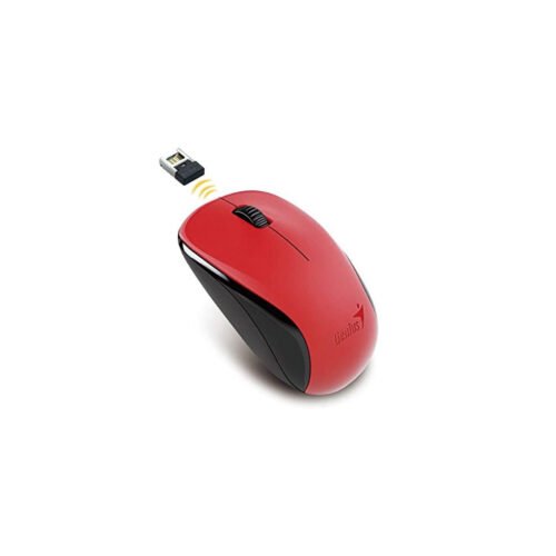 MOUSE WIRELESS GENIUS NX-7000 ROJO / BLUEEYE/ RF 2.4GHZ / PILA AA / WIN Y MAC 31030027403