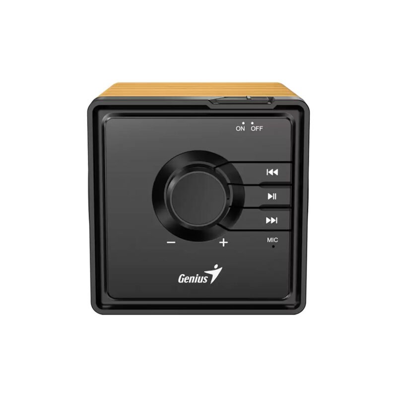 PARLANTE GENIUS/SP-916BT PORTABLE /POTENCIA 6W RMS /BLUETOOTH 5.3 /COLOR MADERA