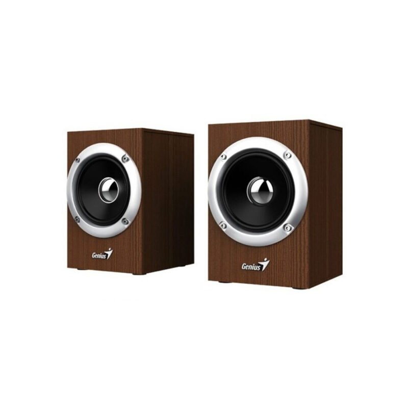 PARLANTE GENIUS SP-HF280 MADERA 6W / CONTROL DE VOLUMEN / ALIMENTACION USB