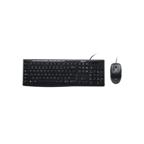 COMBO LOGITECH/TECLADO Y MOUSE MK200/USB/ALTURA AJUSTABLE/NUM-PAD/TECLAS CONCAVAS