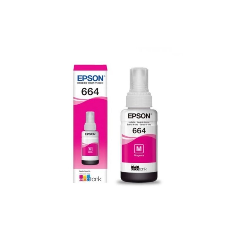 siglo21-958693898370 BOTELLA EPSON T664 MAGENTA L110/L200/L210/L350/L 6500 PAG T664320-AL