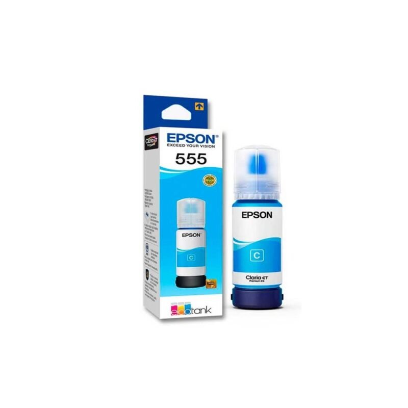 BOTELLA EPSON T555 CYAN L8160/L8180 6200 PAGS T555220-AL