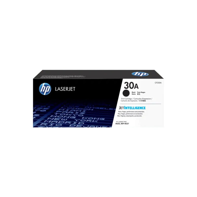 TONER HPINC 30A NEGRO LASERJET 203/227 1600 PAG CF230A