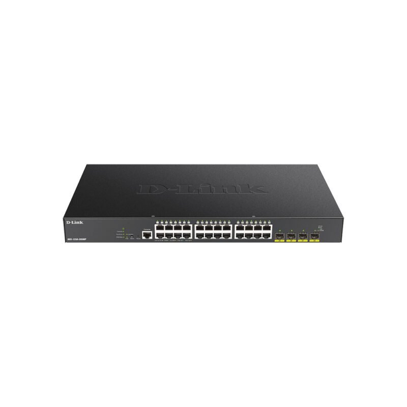 SWITCHES SWITCH D-LINK DGS-1250-28XMP-L2/L3- 24PTOS 1GIGABIT POE- 4PTOS 10G SFP PLUS