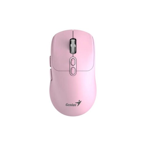 MOUSE GENIUS/NX-8080S WIRELESS Y BT ROSADO/AI COPILOT /7 BOTONES /1600 DPI /PILA AA /WIN MAC CHROM