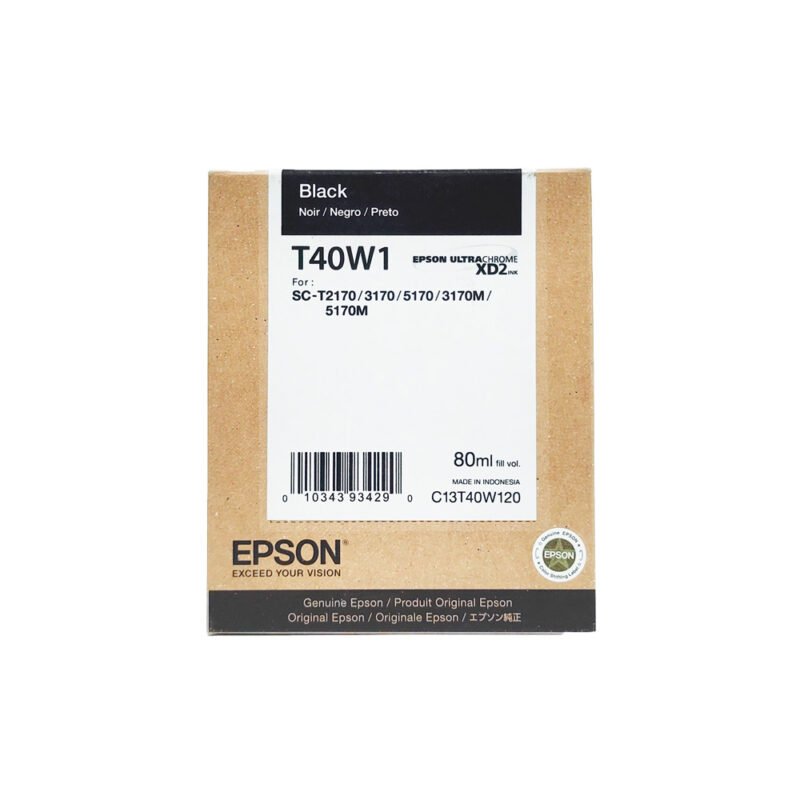 TINTA EPSON T40W1 NEGRO SURECOLOR T3170/T5170 80 ML T40W120
