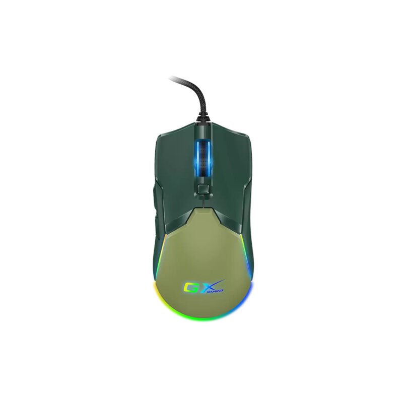 MOUSE GENIUS/GAMING SCORPION M700 ARMY GREEN RGB /6 BOTONES / DPI 800 A 7200
