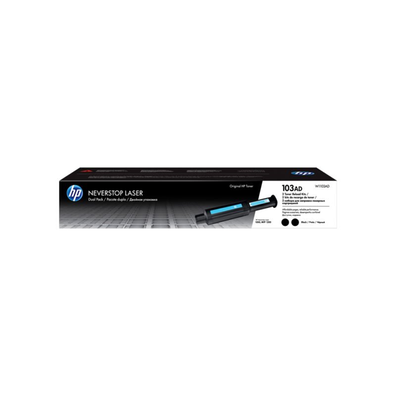 siglo21-c319a3df33ec CONSUMIBLE/HPINC KIT DE RECARGA DE TONER ORIGINAL HP LASER 103AD NEGRO W1103AD 2500X2 PAG