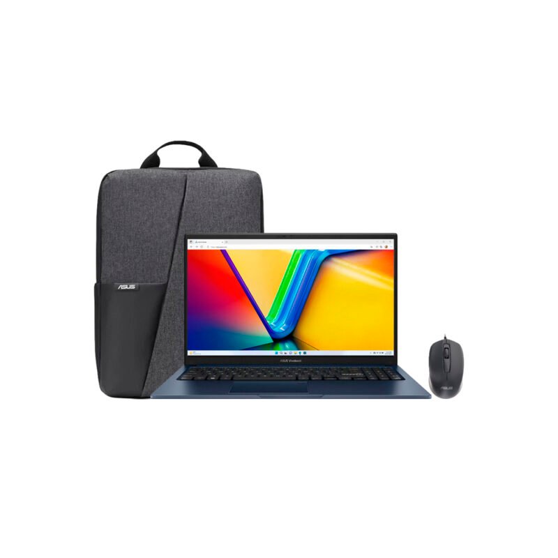 COMPUTADOR/ASUS X1504VA-E85791/CORE 5 120U/512G SSD/8GB/15FHD TOUCH/W11/BLUE MOCHILA MOUSE