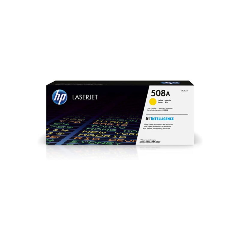 TONER HPINC 508X AMARILLO LASERJET M577/M553 9500 PAG CF362X