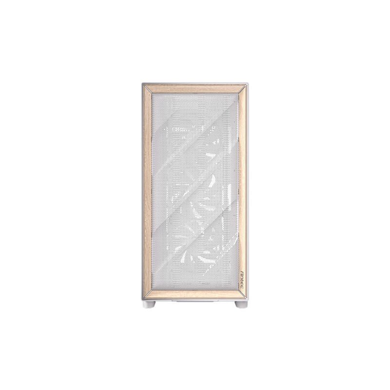 CASE ANTEC/FLUX WOOD WHITE MID TOWER 3X120MM IN FRONT 1X120MM REVERSE FAN 1X140MM REAR