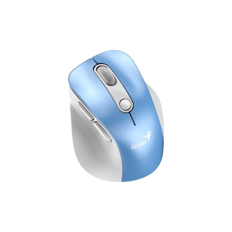 MOUSE GENIUS WIRELLES MINI ERGO 9000S PRO LIGHT BLUE RECARGABLE DUAL BT Y 2 4GHZ RGB DPI 800 A 2