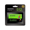 siglo21-e67bad4d32cc DISCO SSD ADATA 512GB SU650 2.5 SATA 6GB/S 3D NAND LECTURA 520MB/S ESCRITURA 450MB/S