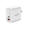 CARGADOR GENIUS/PD-65AC /GAN DE 65W /USB C PD3.0 /USB A QC3.0 /PORTATIL /TABLETA