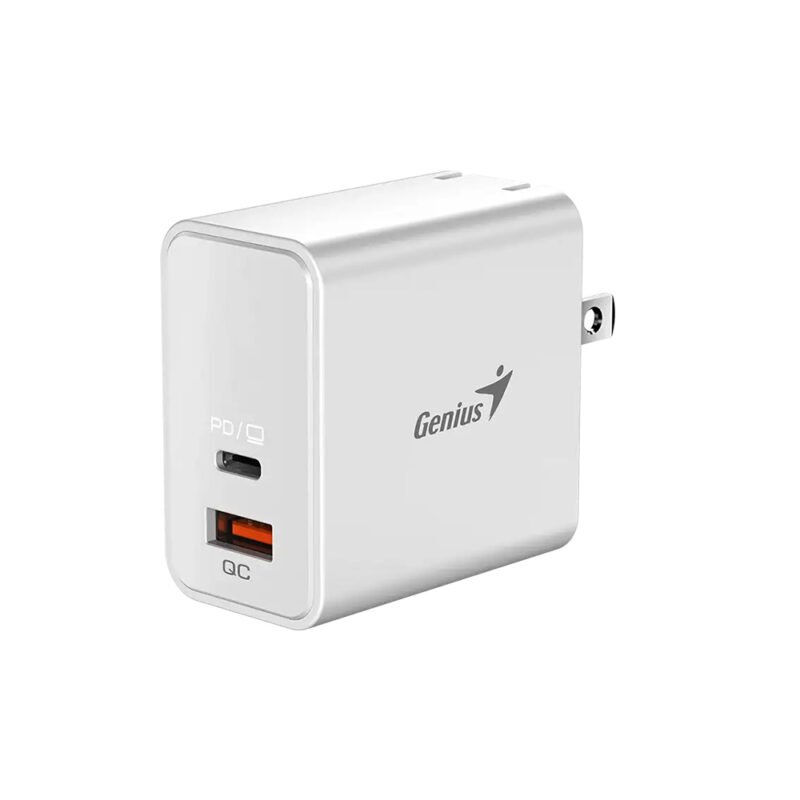 CARGADOR GENIUS/PD-65AC /GAN DE 65W /USB C PD3.0 /USB A QC3.0 /PORTATIL /TABLETA