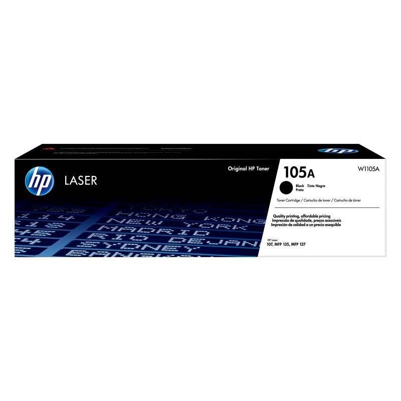 TONER HPINC 105A NEGRO LASERJET 107/108/133PN/135 1000 PAG W1105A