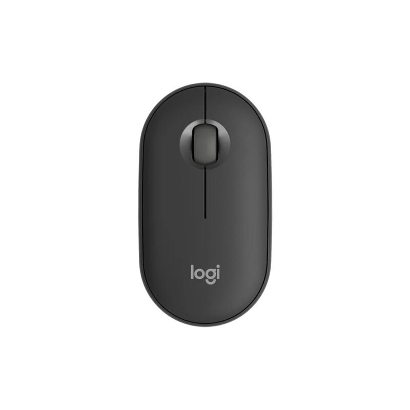 MOUSE LOGITECH/PEBBLE MOUSE 2 M350S/BLUETOOTH/3 BOTONES/SILENT TOUCH/MAX. 3 DISPOTVS/GRAPHITE LAT